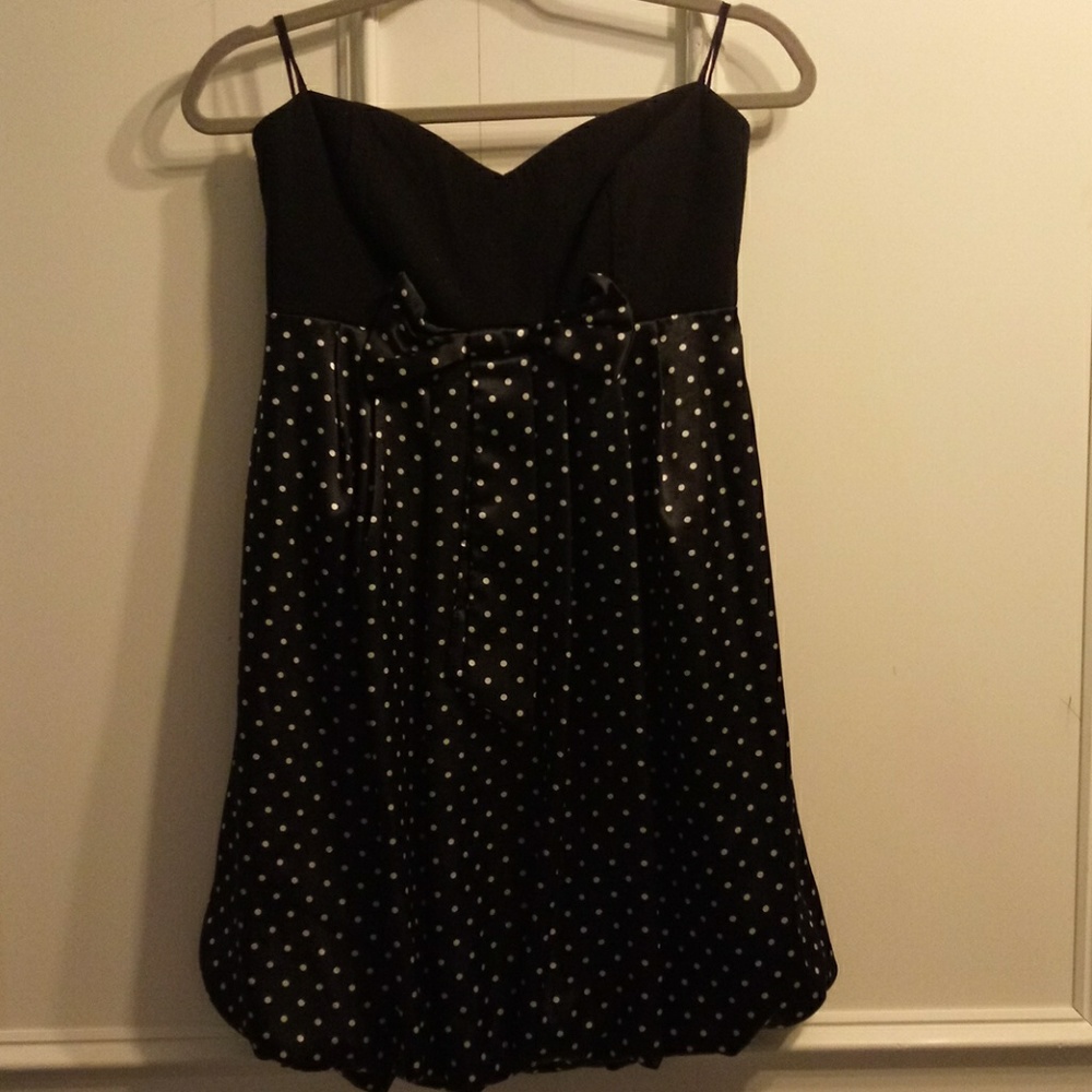 Dress black and white